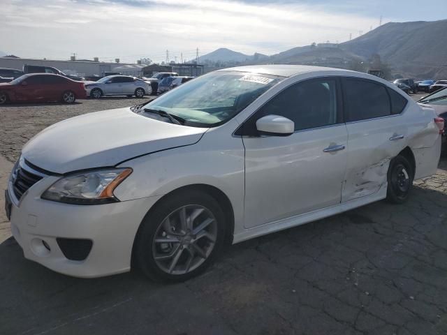 3N1AB7AP7EL635247 - 2014 NISSAN SENTRA S WHITE photo 1