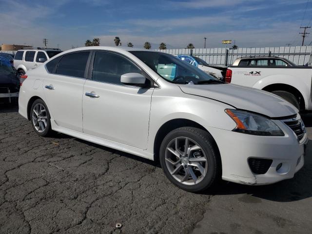 3N1AB7AP7EL635247 - 2014 NISSAN SENTRA S WHITE photo 4