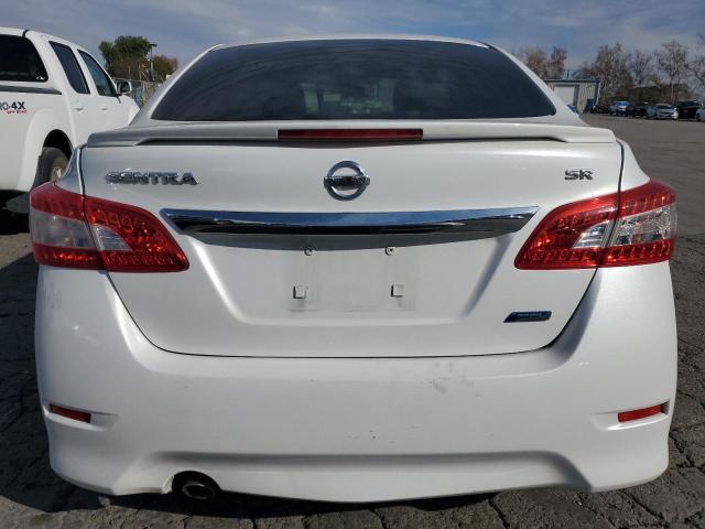 3N1AB7AP7EL635247 - 2014 NISSAN SENTRA S WHITE photo 6