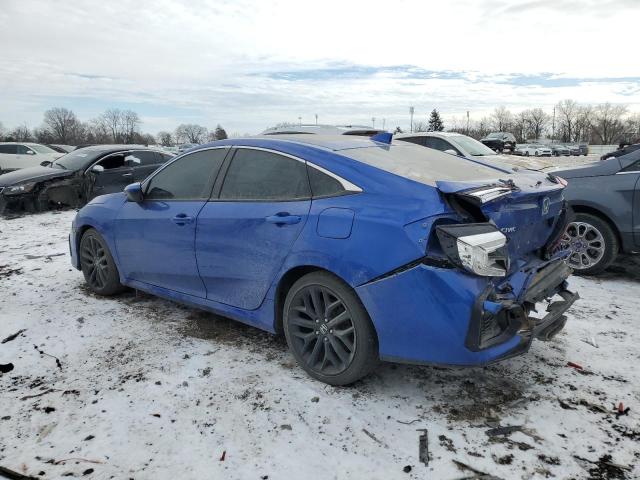 2HGFC1E54LH703663 - 2020 HONDA CIVIC SI BLUE photo 2