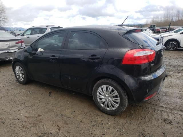 KNADM5A35D6110408 - 2013 KIA RIO LX BLACK photo 2