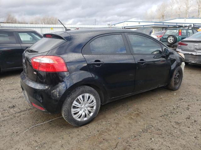 KNADM5A35D6110408 - 2013 KIA RIO LX BLACK photo 3