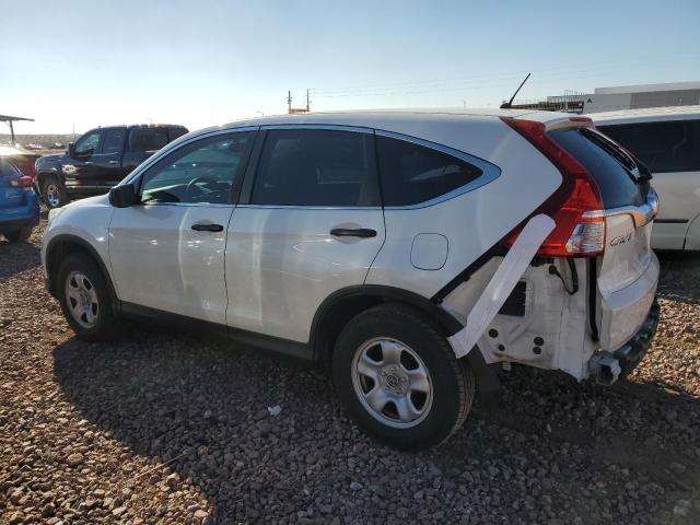 5J6RM3H30FL001422 - 2015 HONDA CR-V LX WHITE photo 2