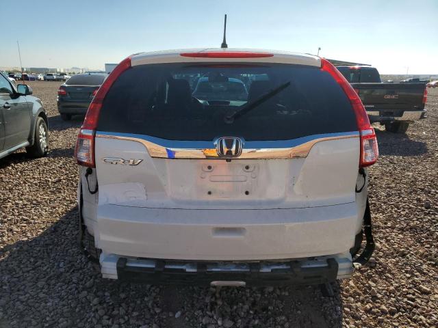 5J6RM3H30FL001422 - 2015 HONDA CR-V LX WHITE photo 6