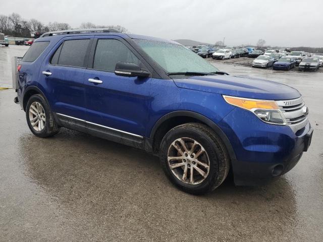 1FM5K7D82FGB67187 - 2015 FORD EXPLORER XLT BLUE photo 4