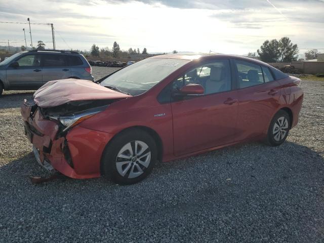 JTDKARFU4J3554887 - 2018 TOYOTA PRIUS RED photo 1