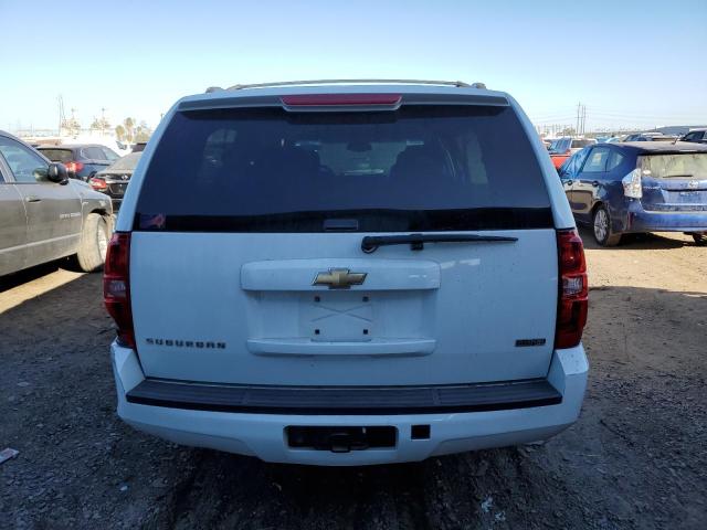 1GNSKHE30BR356488 - 2011 CHEVROLET SUBURBAN K1500 LS WHITE photo 6