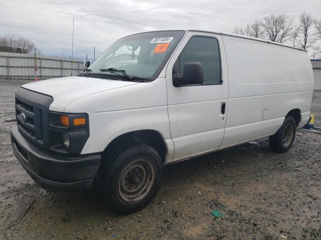 1FTNE1EW1DDA01456 - 2013 FORD ECONOLINE E150 VAN WHITE photo 1