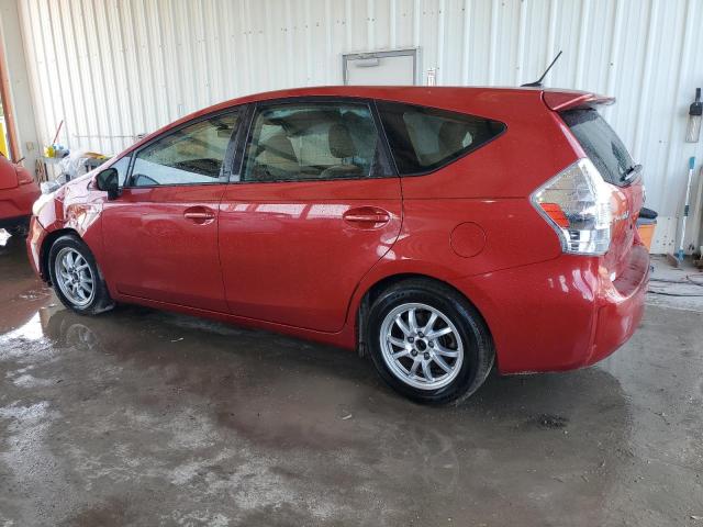 JTDZN3EU2C3177349 - 2012 TOYOTA PRIUS V RED photo 2