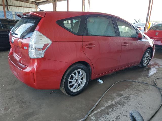 JTDZN3EU2C3177349 - 2012 TOYOTA PRIUS V RED photo 3