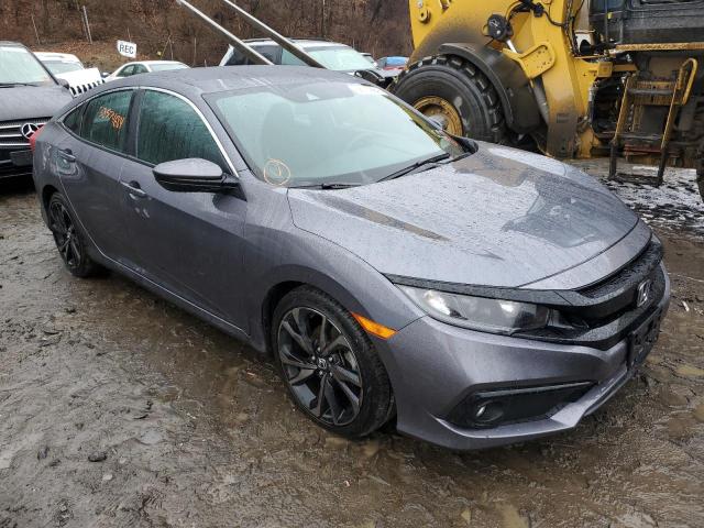 2HGFC2F83LH563295 - 2020 HONDA CIVIC SPORT GRAY photo 4