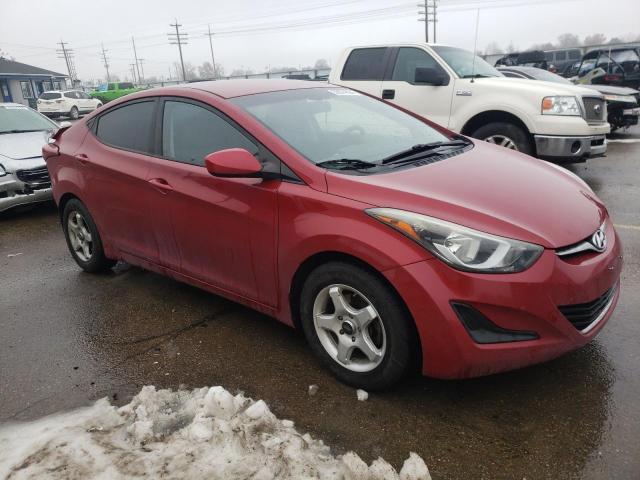 KMHDH4AE4GU624555 - 2016 HYUNDAI ELANTRA SE RED photo 4