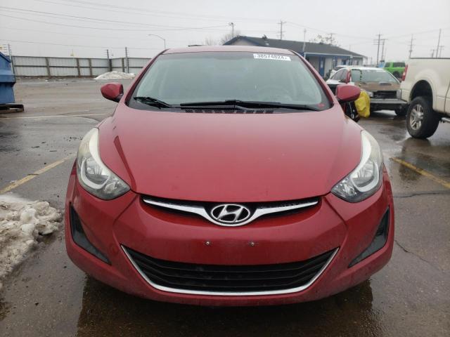 KMHDH4AE4GU624555 - 2016 HYUNDAI ELANTRA SE RED photo 5