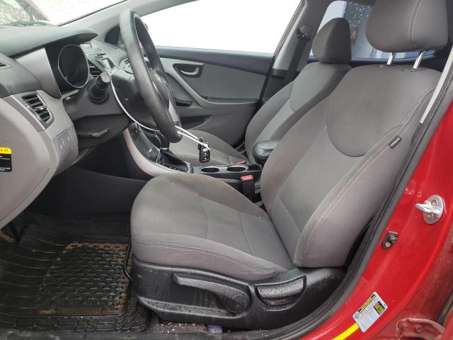 KMHDH4AE4GU624555 - 2016 HYUNDAI ELANTRA SE RED photo 7