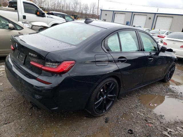 3MW5R7J04M8B66226 - 2021 BMW 330XI BLACK photo 3