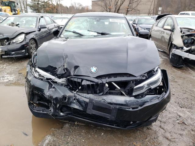 3MW5R7J04M8B66226 - 2021 BMW 330XI Սև լուսանկար 5
