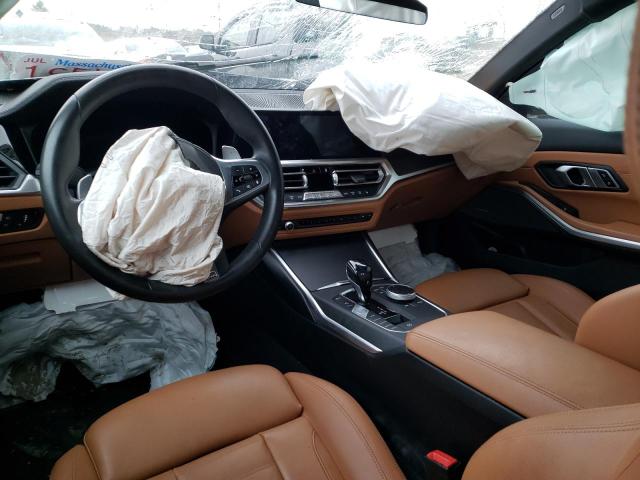 3MW5R7J04M8B66226 - 2021 BMW 330XI Սև լուսանկար 8