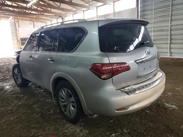 JN8AZ2NF8H9641993 - 2017 INFINITI QX80 BASE SILVER photo 2