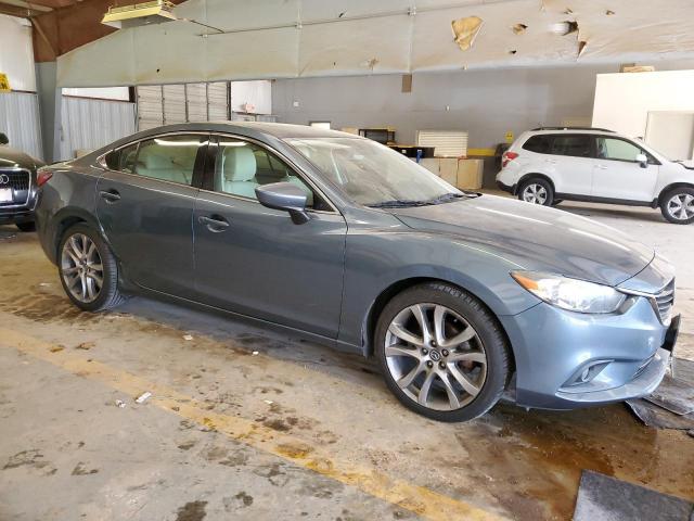 JM1GJ1W6XE1146503 - 2014 MAZDA 6 GRAND TOURING BLUE photo 4