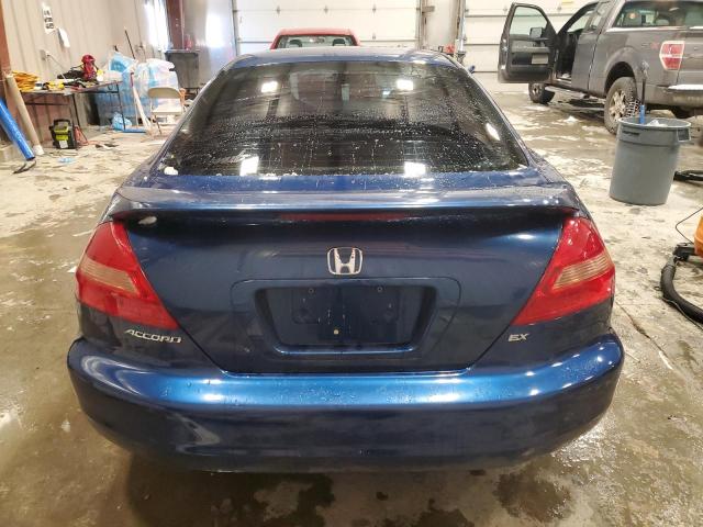 1HGCM716X3A009320 - 2003 HONDA ACCORD EX BLUE photo 6