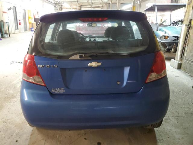 KL1TJ62684B191098 - 2004 CHEVROLET AVEO LS BLUE photo 6