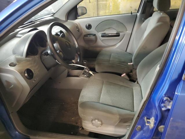 KL1TJ62684B191098 - 2004 CHEVROLET AVEO LS BLUE photo 7