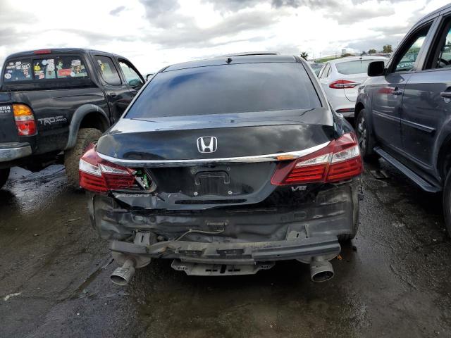 1HGCR3F8XGA014110 - 2016 HONDA ACCORD EXL BLACK photo 6