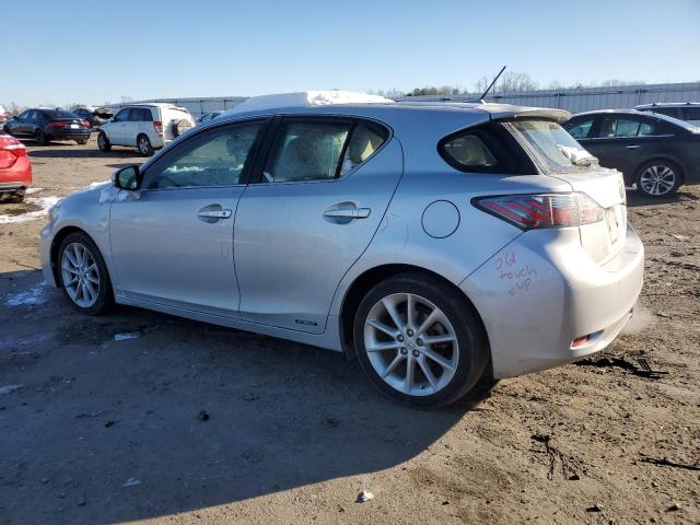 JTHKD5BH6C2115349 - 2012 LEXUS CT 200 SILVER photo 2