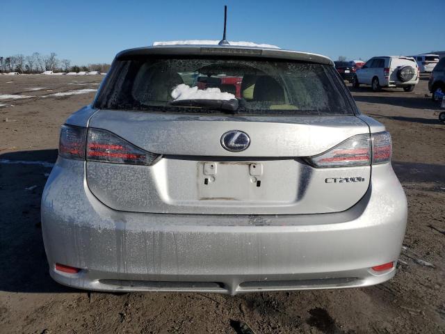 JTHKD5BH6C2115349 - 2012 LEXUS CT 200 SILVER photo 6