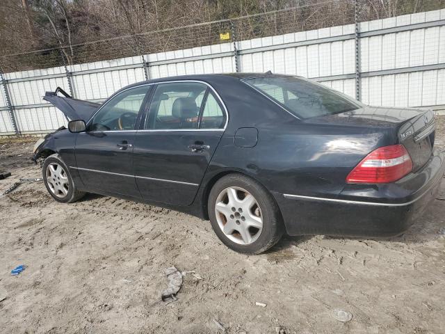 JTHBN36F740160050 - 2004 LEXUS LS 430 BLACK photo 2