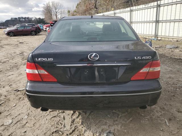 JTHBN36F740160050 - 2004 LEXUS LS 430 BLACK photo 6