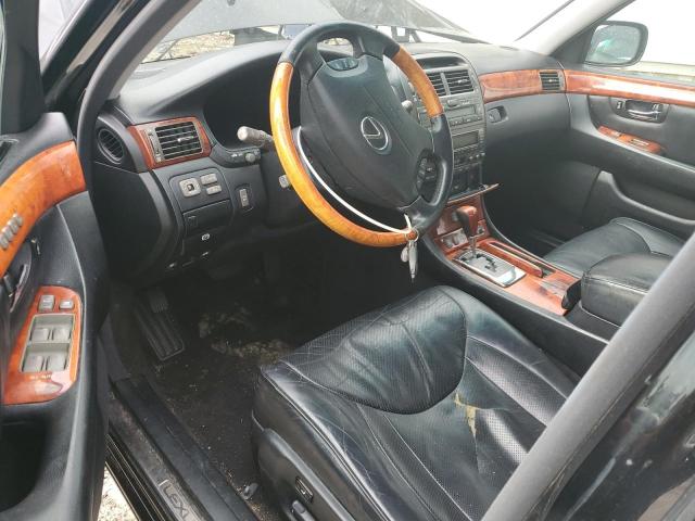 JTHBN36F740160050 - 2004 LEXUS LS 430 BLACK photo 8