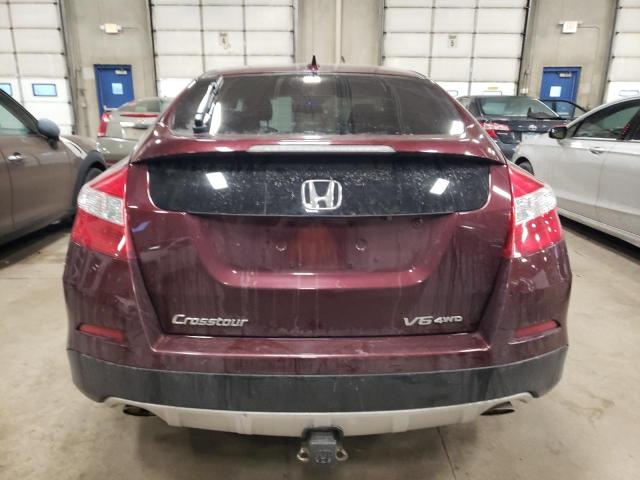 5J6TF2H52FL002325 - 2015 HONDA CROSSTOUR EXL ბურგუნდია ფოტო 6