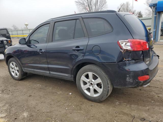 5NMSH13E88H131445 - 2008 HYUNDAI SANTA FE SE BLUE photo 2