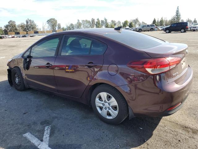 3KPFK4A75JE217253 - 2018 KIA FORTE LX PURPLE photo 2