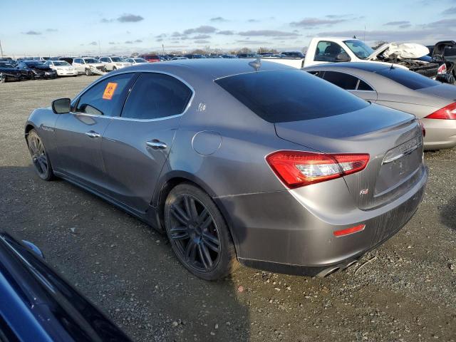 ZAM57RTA6E1126130 - 2014 MASERATI GHIBLI S SILVER photo 2