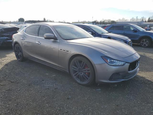 ZAM57RTA6E1126130 - 2014 MASERATI GHIBLI S SILVER photo 4