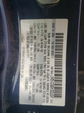 JM3TB3CA6B0319247 - 2011 MAZDA CX-9 BLUE photo 13