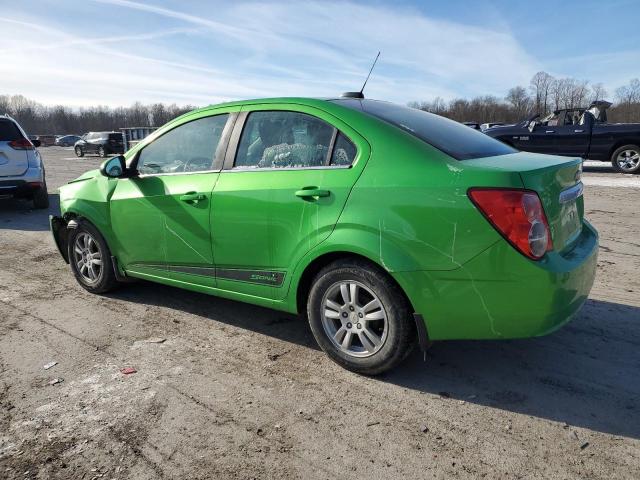 1G1JC5SG1F4128471 - 2015 CHEVROLET SONIC LT GREEN photo 2