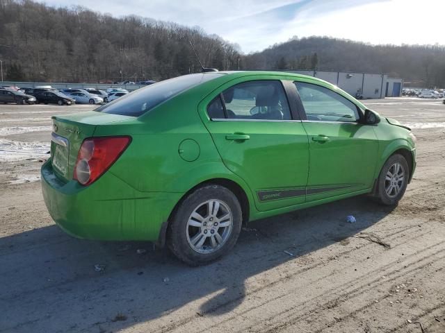 1G1JC5SG1F4128471 - 2015 CHEVROLET SONIC LT GREEN photo 3