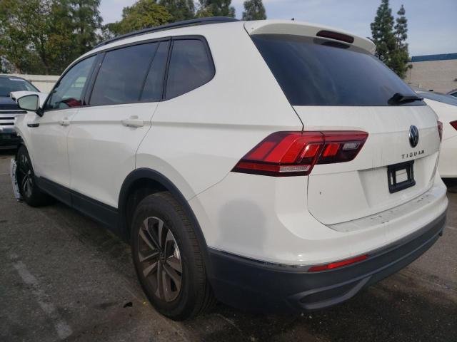 3VVRB7AX2PM142462 - 2023 VOLKSWAGEN TIGUAN S WHITE photo 2