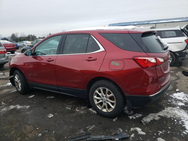 2GNAXJEV0J6200273 - 2018 CHEVROLET EQUINOX LT RED photo 2