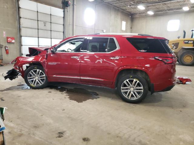 1GNEVNKW4NJ128241 - 2022 CHEVROLET TRAVERSE HIGH COUNTRY RED photo 2