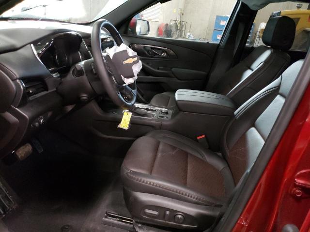 1GNEVNKW4NJ128241 - 2022 CHEVROLET TRAVERSE HIGH COUNTRY RED photo 7