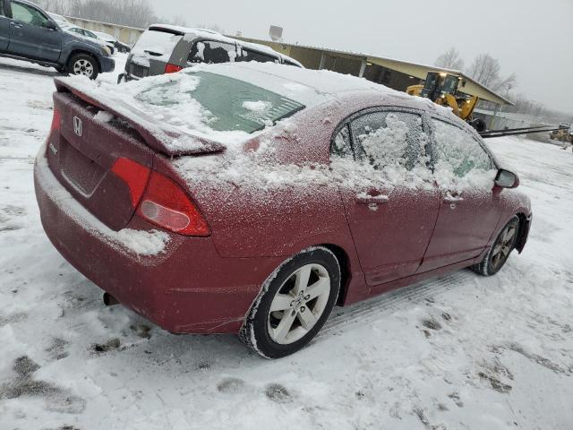 1HGFA16847L035743 - 2007 HONDA CIVIC EX RED photo 3