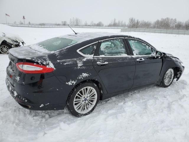 3FA6P0T96GR278255 - 2016 FORD FUSION SE BLACK photo 3