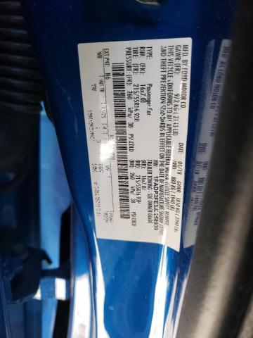 1FADP3FE3JL258939 - 2018 FORD FOCUS SE BLUE photo 12