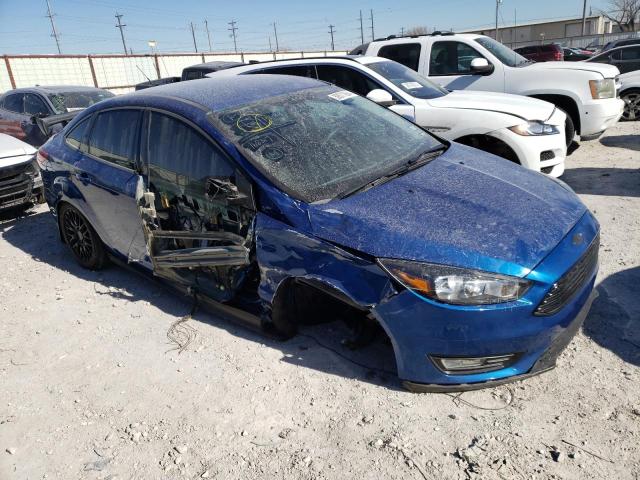 1FADP3FE3JL258939 - 2018 FORD FOCUS SE BLUE photo 4