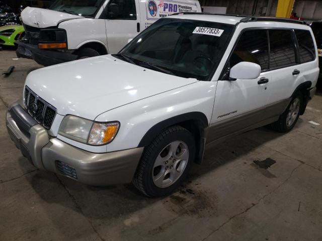 JF1SF65551H722586 - 2001 SUBARU FORESTER S WHITE photo 1