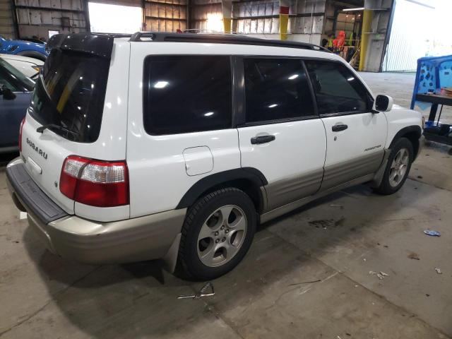 JF1SF65551H722586 - 2001 SUBARU FORESTER S WHITE photo 3